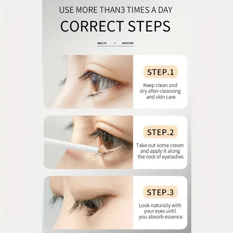 Produits de sérum pour renforcer les cils rapides, rehausseur de sourcils, cils plus épais, allongeant les cils, soins pour les yeux