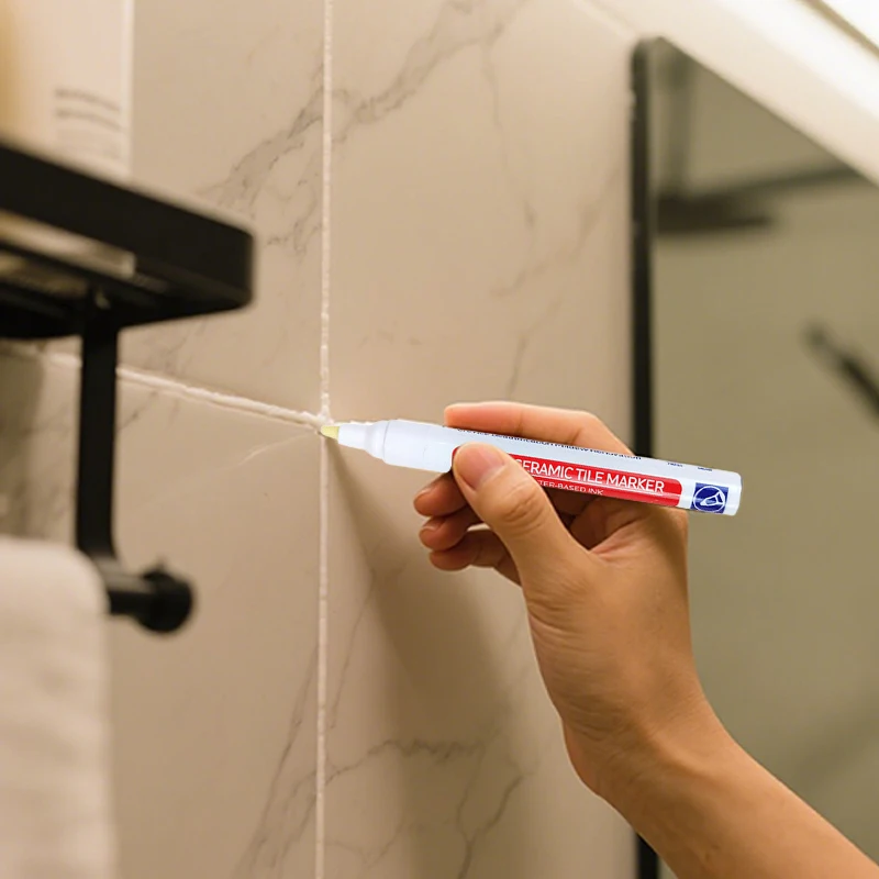 3 stücke Wasserdichte Fliesen Marker Mörtel Stift Wand Naht Stift Badezimmer Wand Boden Dekontamination Naht Reparatur Stifte Anti-schimmel wasserdicht
