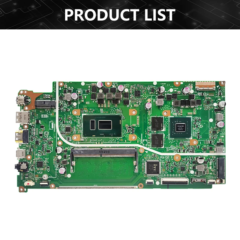 Für ASUS X512U X512UA X512UB X512UF F512U A512U Y5100U V5000UA Mainboard 6050A3249301 4417U i3 i5 i7 Gen VivoBook 15 X512