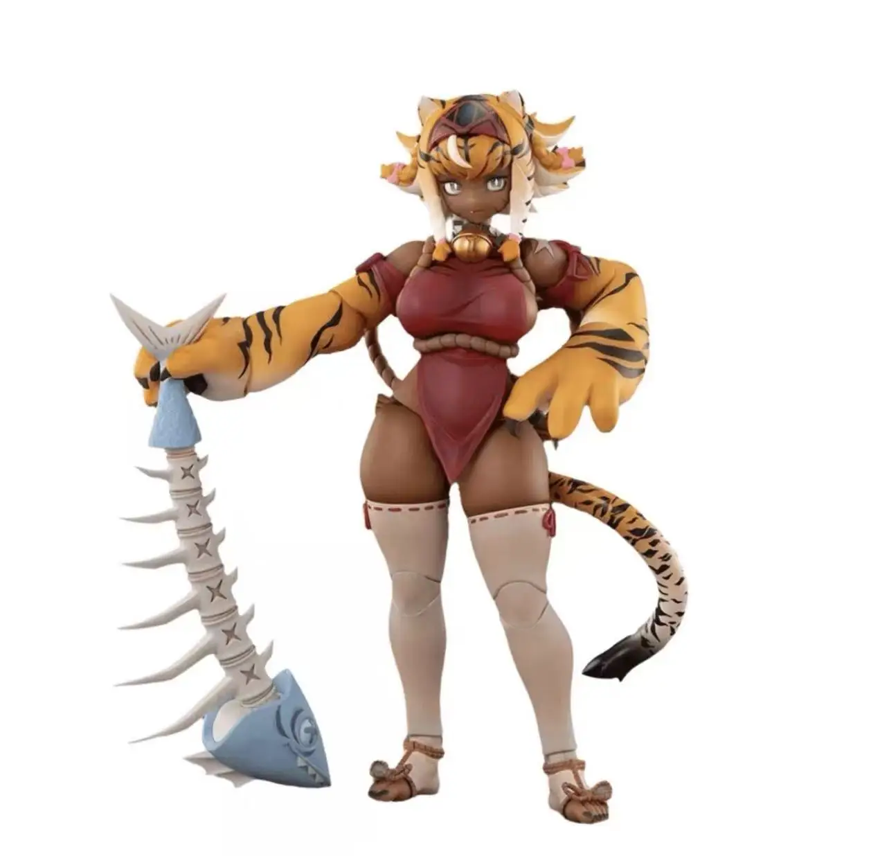 

In Stock Snail Shell Rpg-04 1/12 Action Figure Snail'S Isekai Adventure Tiger Girl Galu Action Figure Figurine Collection Toys