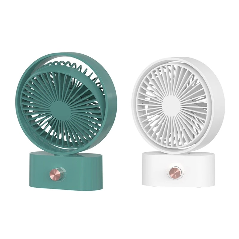 

Quiet 2000mAh Rechargeable 270 Degree Rotating Oscillation Fan Shaking for Head