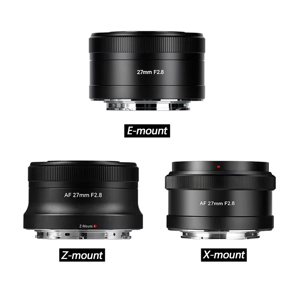 7artisans AF 27mm F2.8 Lens for Sony E Fujifilm XF Nikon Z