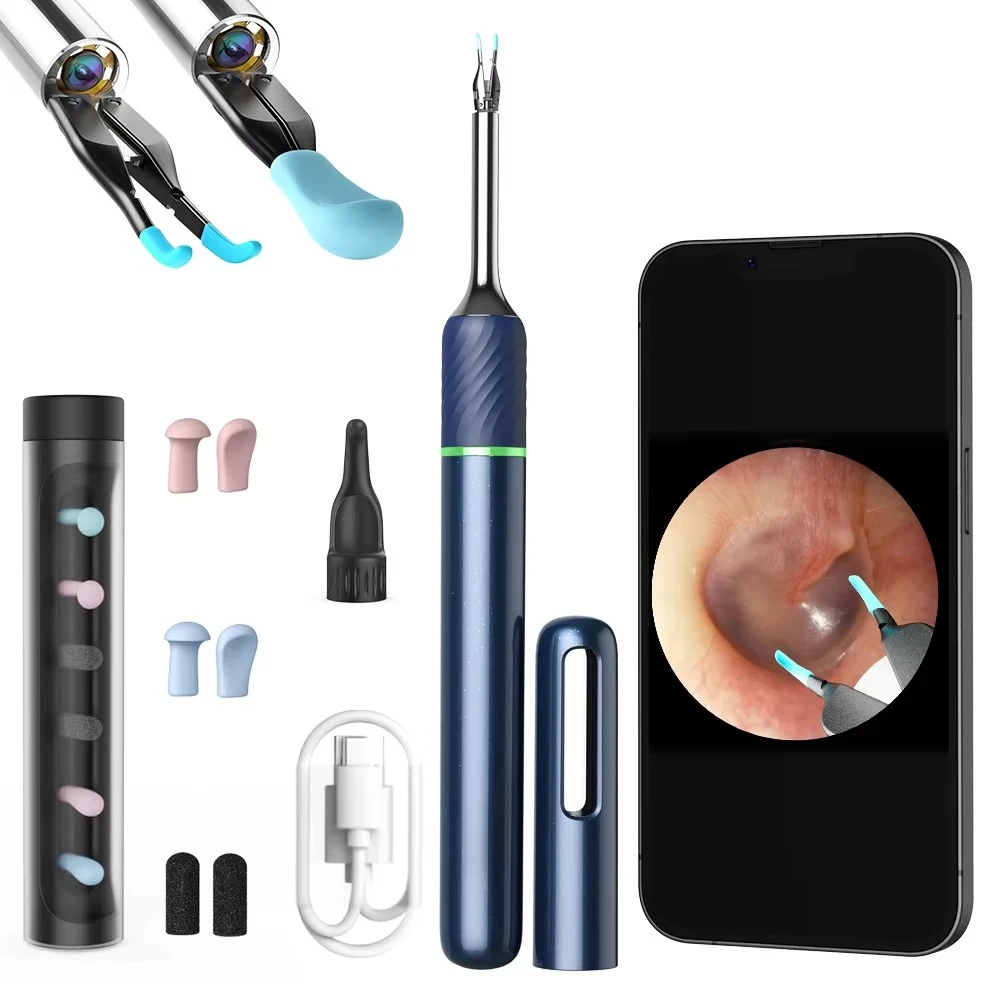 

Telemedicine Ear Nose and Throat Examination Mini Camera Endoscope Kit for Ear Cleaning