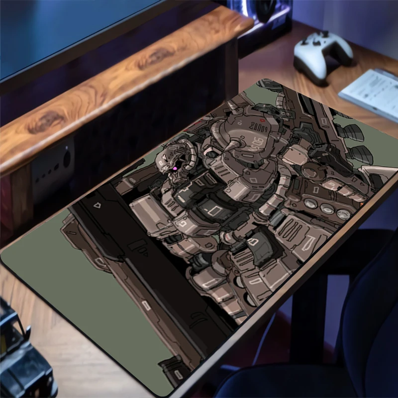 Коврик для мыши Mechanical Warrior Gundam Zaku II Коврик для ноутбука HD Коврик для мыши Игровые коврики Резиновый коврик для мыши Аксессуары для ПК Коврик для клавиатуры