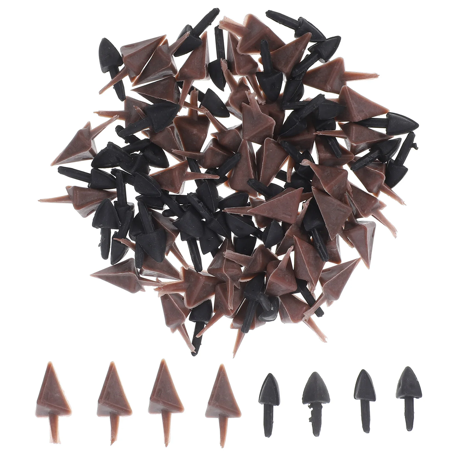 

100pcs Plastic Fake Chicken Mouth Inserts For Diy Animal Toy Making Realistic Chicken Mouth Decor Craft Diy Mouth Fake Chick Mou