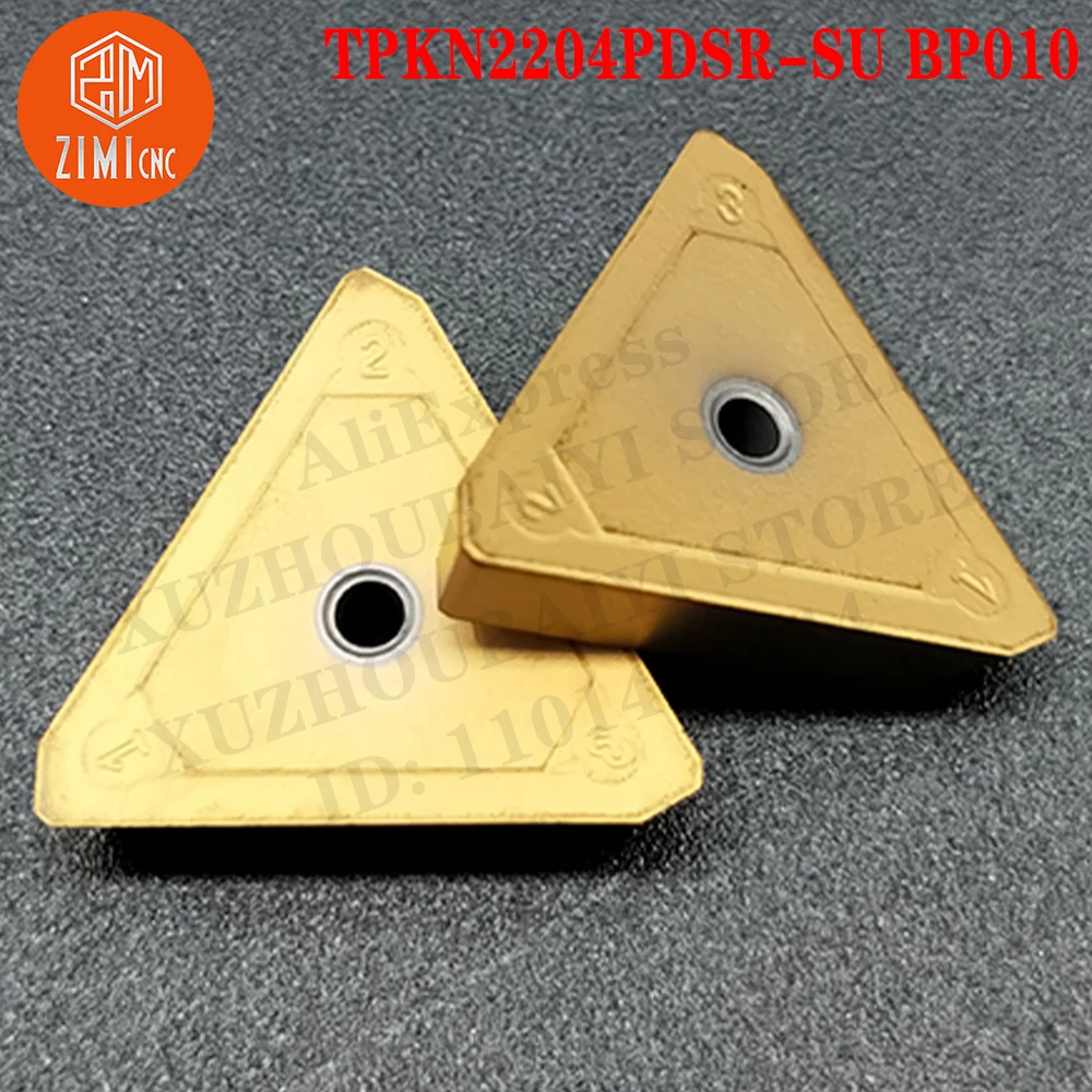 TPKN2204PDSR-SU BP010 CNC tool Insert Tools Carbide Insert Blade Cutter Lathe Metal mechanical Indexable External Turning Tools