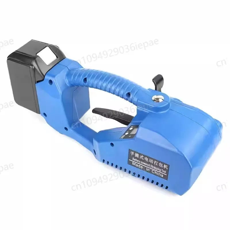 JDH-16 Semi-automatic Portable Strapping Machine with Brushless Motor and Plastic Hot Melt Bundling Tensioner