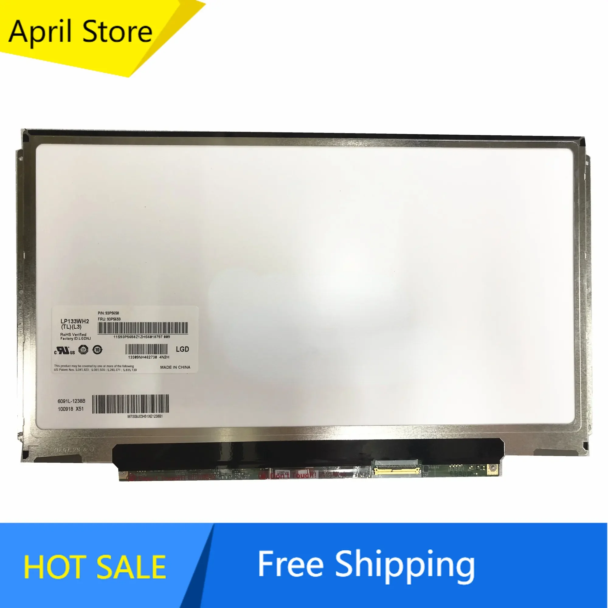 

LCD-экран для ноутбука 13,3 дюйма, 1366*768, LVDS, 40 контактов