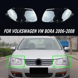 Car Front Headlight Lens Cover For Volkswagen Bora Jetta 2006 2007 2008 Lampshade Head Lamp Covers Front Light Shell Lamp