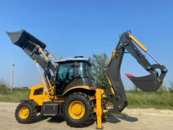 EPA/Euro 5 All Terrain High Horsepower Backhoe Excavator Multi-Function 4WD Off-Road Loading Tractor Backhoe Loader Customized