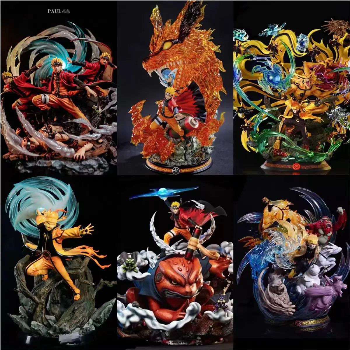 Naruto Anime Collectible Blind Box Figures Premium Ninja PVC Mini Display Model Toy Gift