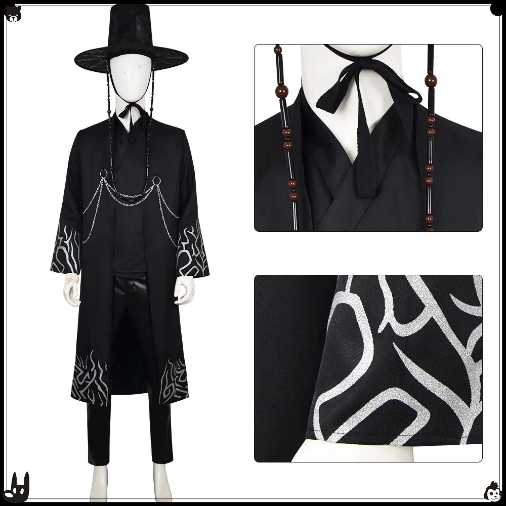 مجموعة أزياء تنكرية للحفلات التنكرية لفيلم ساجا للأولاد K-POP Jinu لحفلات الهالوين التأثيرية للمعرض الهزلي #6