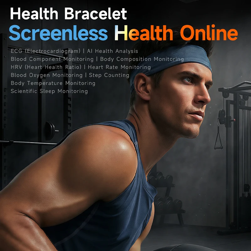 Smart Bracelet Sports Health Tracking 3ATM Waterproof ECG Monitoring Body Management Step Counting Mobile Phone Smart Bracelet