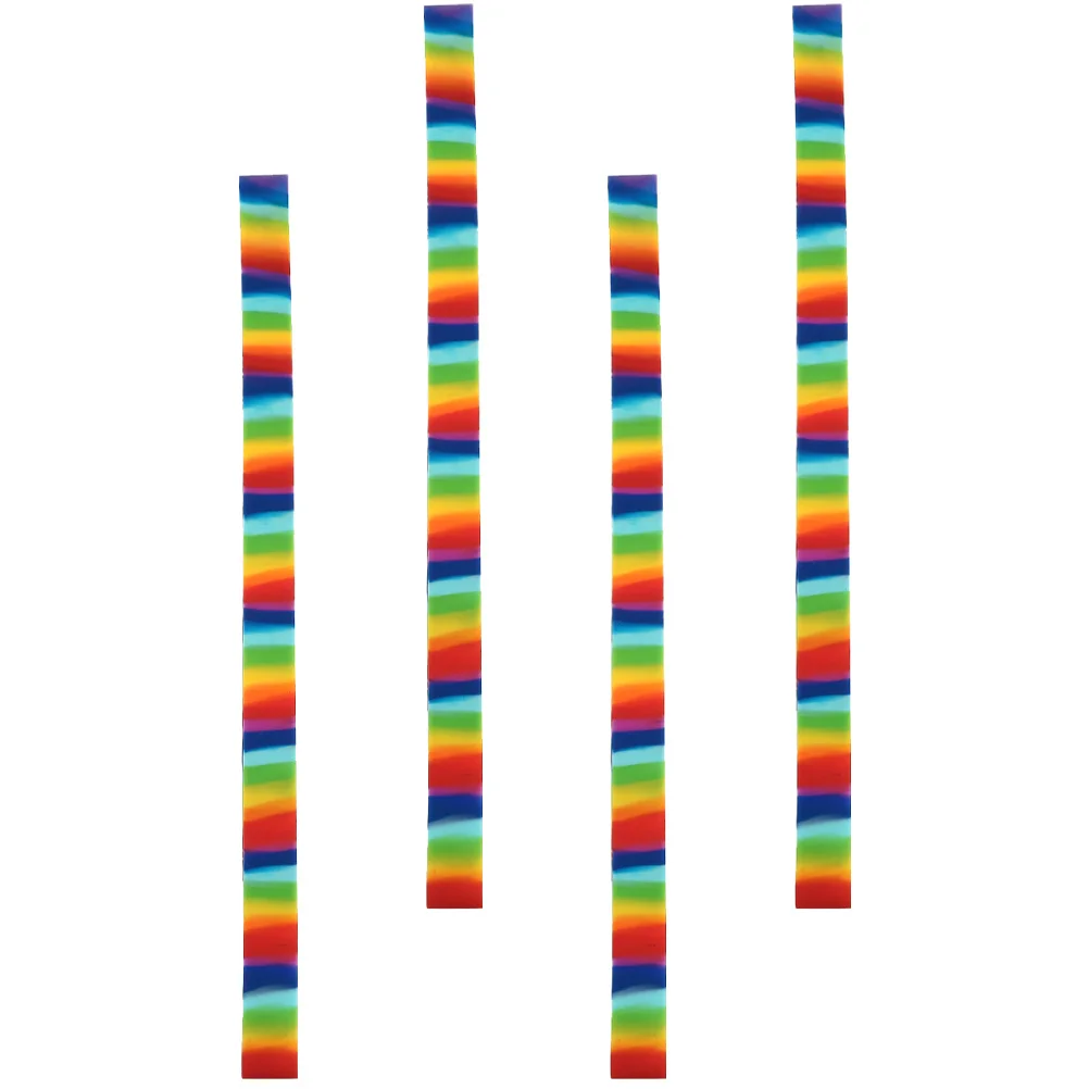 Bandas de toalla de playa, correas de fijación elásticas de silicona, Clips de arcoíris para sillas, crucero, Fiesta EN LA Piscina, accesorios de vacaciones, 4 Uds.