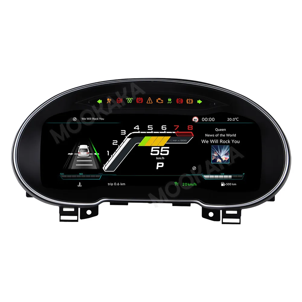 Digital Dashboard For Volkswagen Skoda Octavia 2015~2020 Carplay Car Cluster LCD Meter Virtual Cockpit Digital Instrument Panel