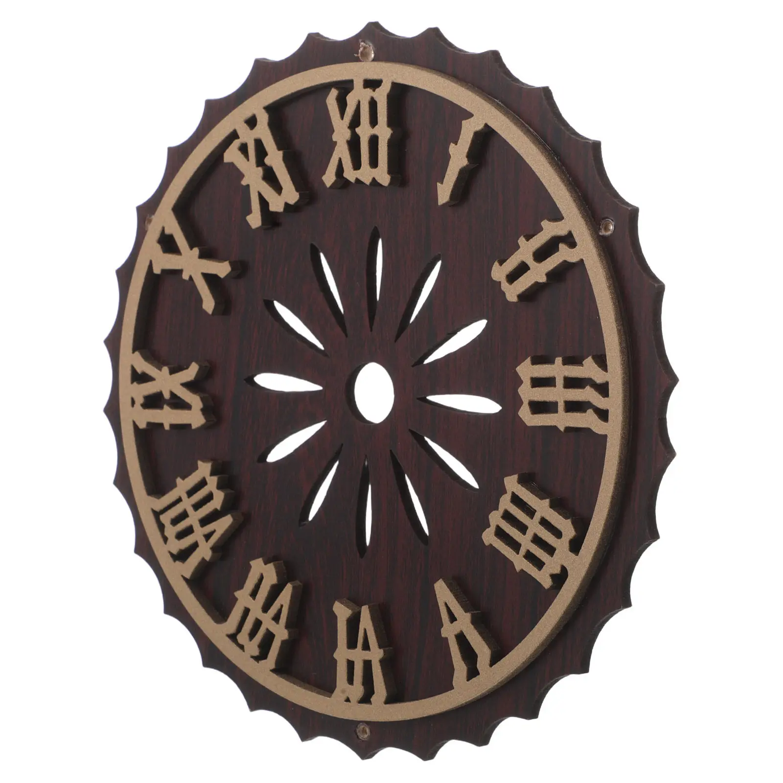 Cuckoo Clock Dial Replacement Part Classic Vintage Dial Clear Markings Easy Installation DIY Clock Repair Parts