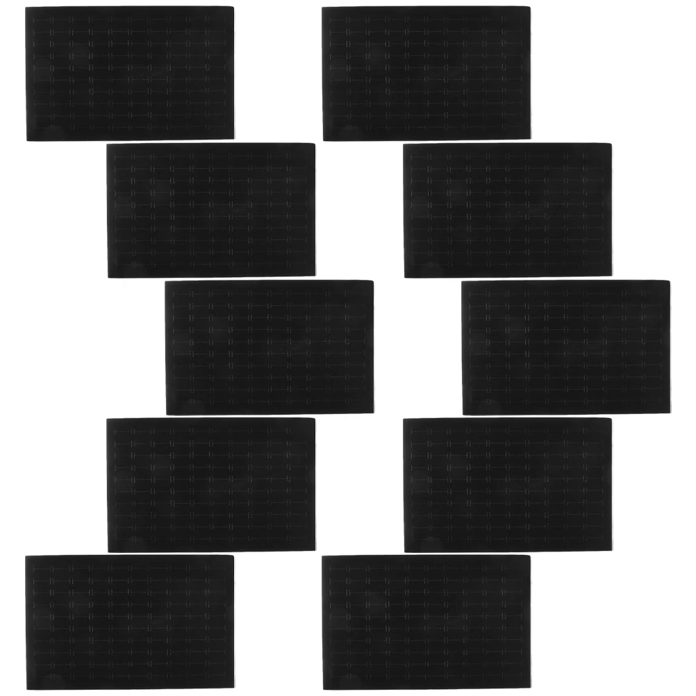 

10pcs Sponge Mat Earring Sponges Insert Pad for Jewelry Pouch Box Display Earrings Cushions Pads Ring Organizer Inserts