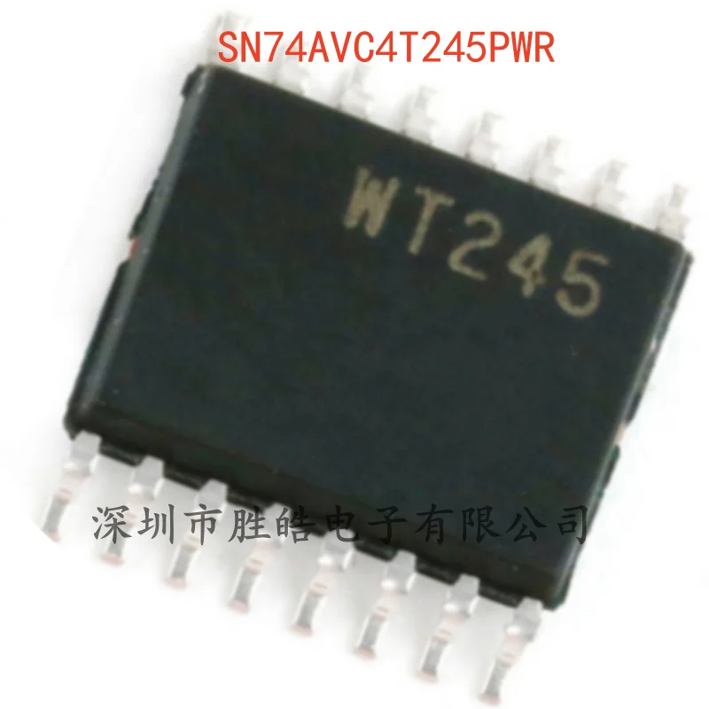 (10PCS)  NEW  SN74AVC4T245PWR    74AVC4T245   4-Bit Dual Power Bus Transceiver Chip   TSSOP-16    Integrated Circuit