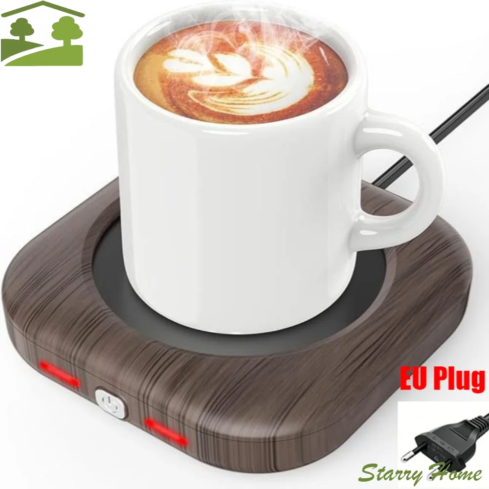 Auto Shut Off Coffee Mug Warmer Timer Function Thermostat Coaster Desk Cup Heater 3 Temperature Setting Smart Cup Warmer