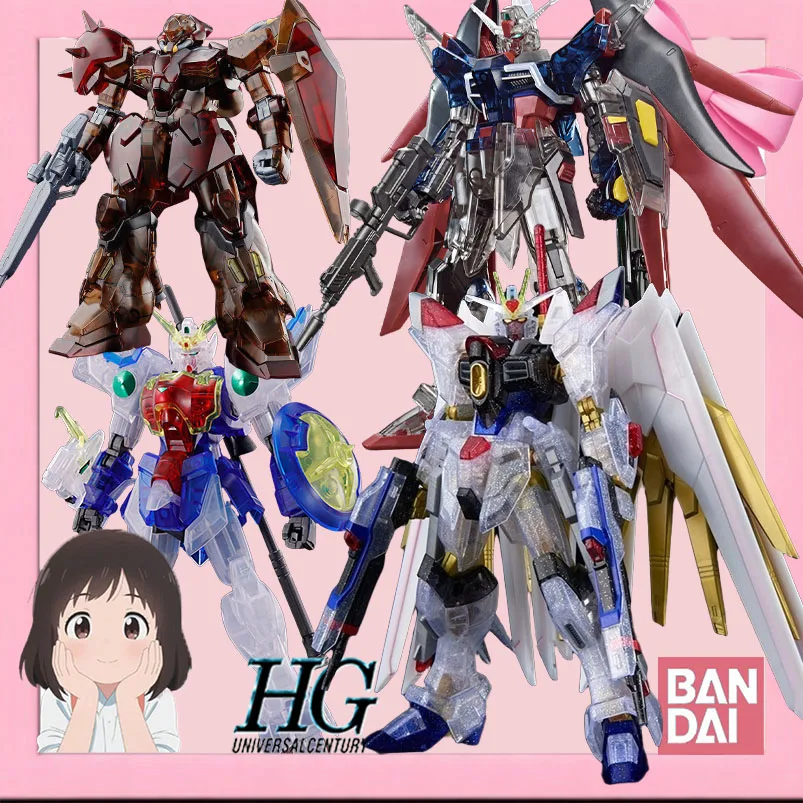

Bandai Original HGUC Unicorn Phenex (Gold Silver), Rising Freedom (Ichiban), Wing Zero (Ichiban E) Hobby Anime Toys