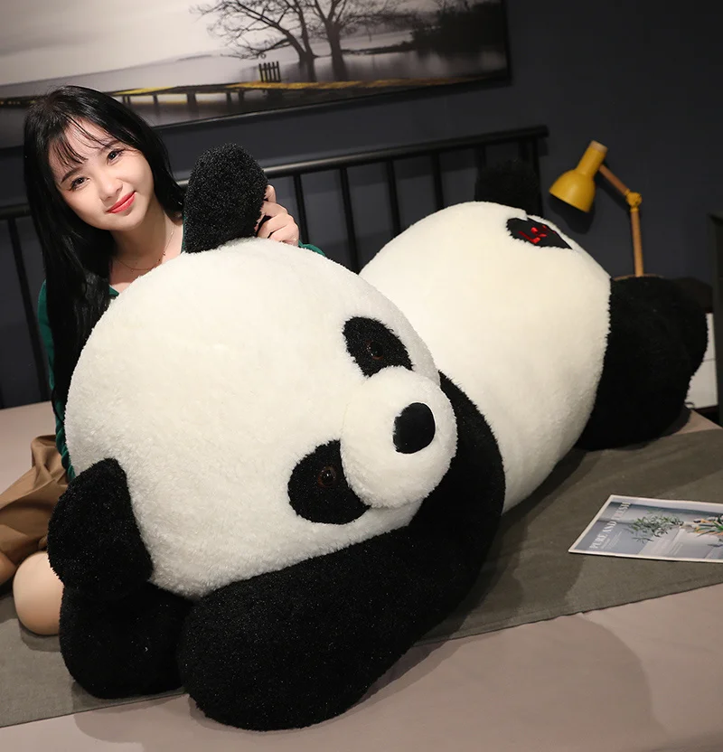 Cute Big Giant Panda Bear Plush Toys Stuffed Animal Doll Hug Pillows Cartoon Kawaii Dolls Girls Lover Birthday Gifts Home Decor