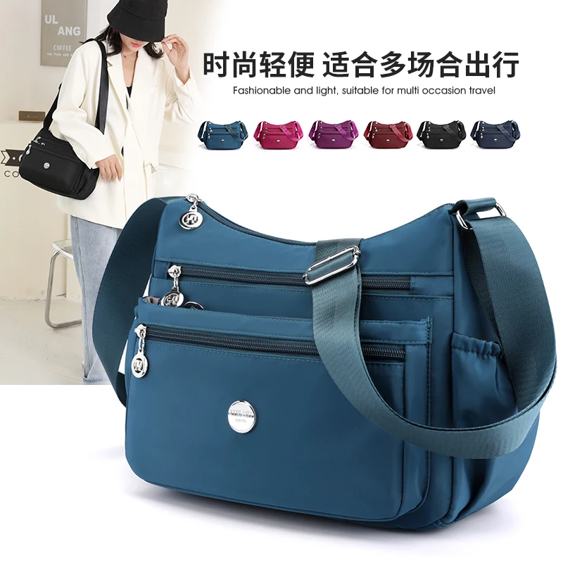 New Women Handbag Ladies Shoulder Hobo Bag Tote Messenger Body Bag Purse Multifunction Multi-layer Handbags