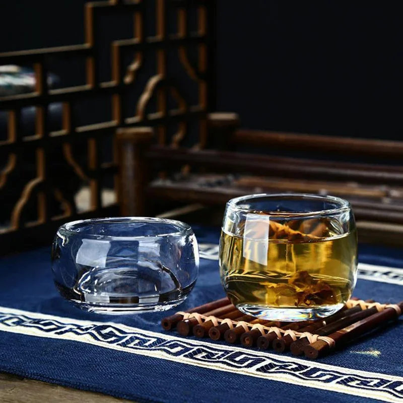 80ML lead-free shot glass barware Whiskey Tumblers Glassware for Bourbon home tea cups Clear Cocktail Glass Cup Water Glasses