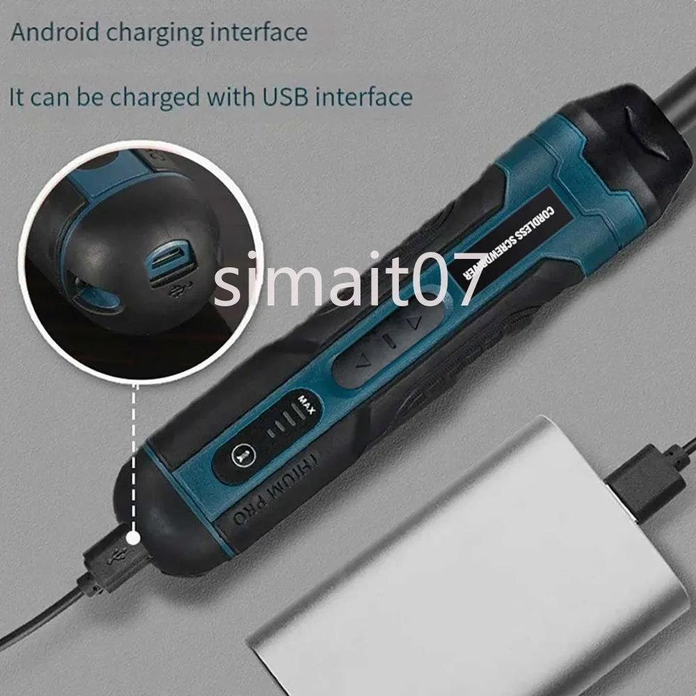 USB Mini Drill with Torque Control – 1300mAh Rechargeable Electric Screwdriver for Multi‑Purpose Repairs