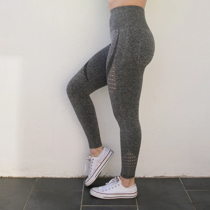 Nepoagym pantaloni da Yoga per il controllo della pancia senza cuciture da donna collant da palestra Super elastici Leggings sportivi a vita alta