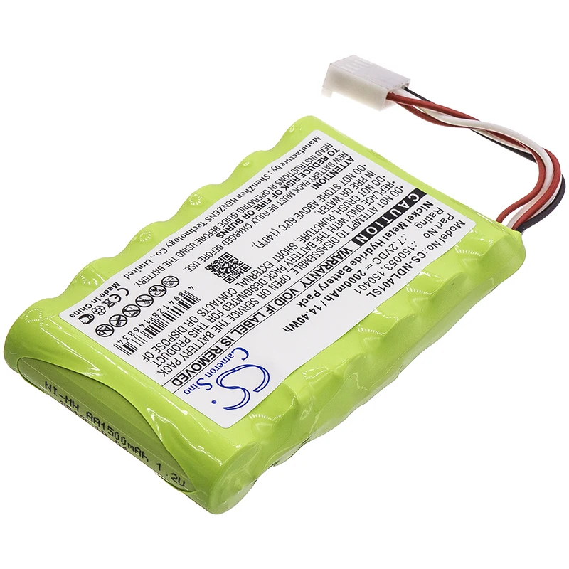 بطارية ni-mh من GreenBatteryPower للمثاليين ، SignalTEK CT ، اختبار فحص المعدات ، mAh ، ave ، 14.40wh