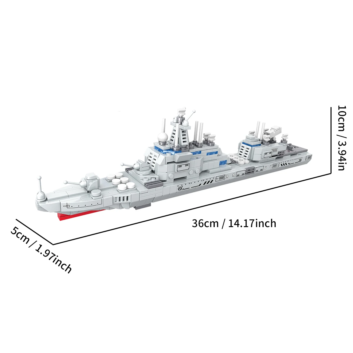 اللبنات العسكرية صاروخ المدمرة سفينة حربية أطقم منمذجة 800 قطعة لتقوم بها بنفسك البحرية سفينة حربية الطوب لعب للبنين المشجعين العسكريين هدية