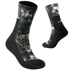 3/5mm Neoprene Camouflage Diving Socks Men Women Spearfishing Snorkeling Swimming Stockings Non-slip Wear-resistant Beach Socks