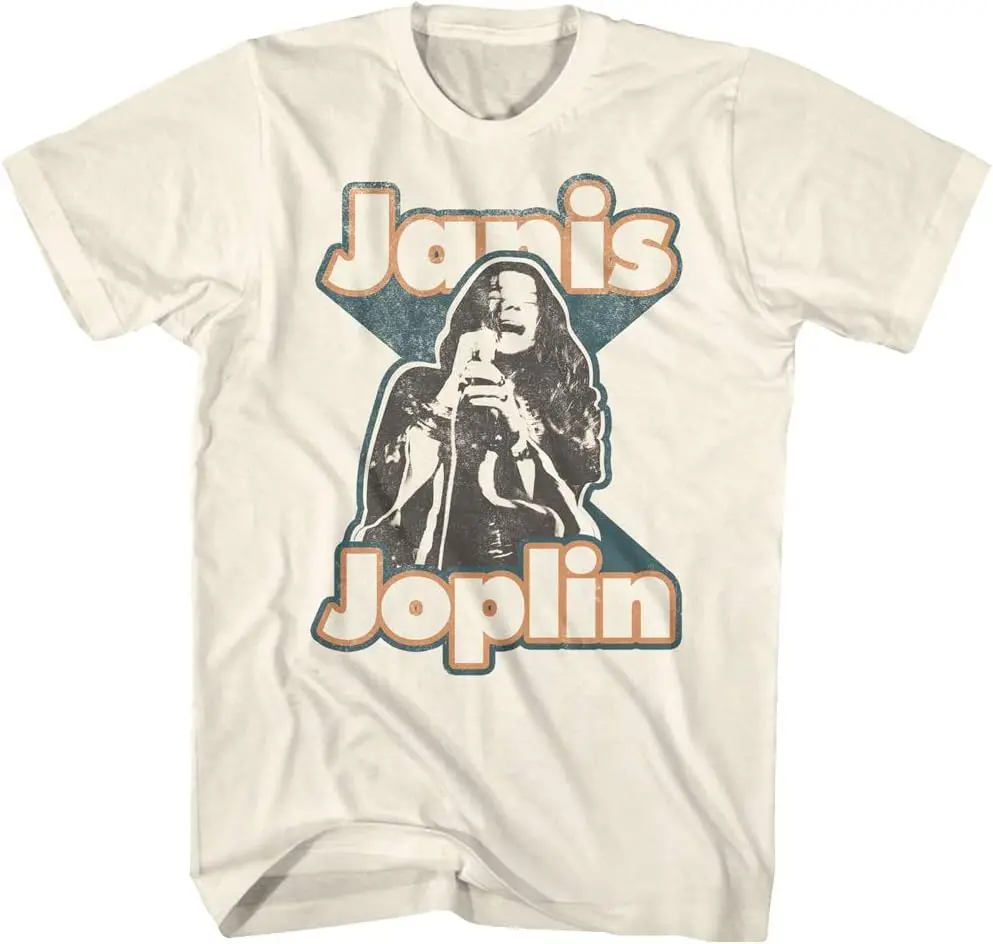 

Janis Joplin Singer Songwriter 1970 Louisville Concert Poster Image Adult Short Sleeve T-Shirt Graphic Tee