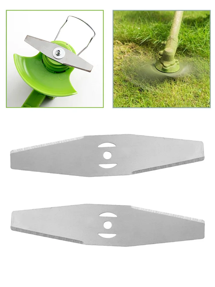 

Grass Trimmer Head Blade Steel Trimming Head Brush Cutter Blade Mower Weeding Head Fittings Lawn Mower Accessories