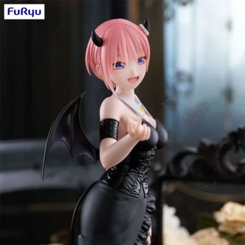Original FuRyu Gotoubun No Hanayome* - Nakano Ichika - BiCute Dark Collection Series Model Cartoon Character Gifts Toys