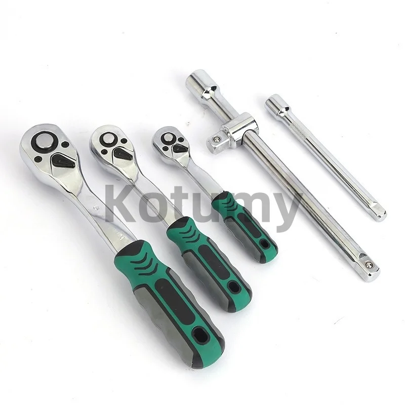 216 Pcs Full Range Auto Repair Tool Set, Industrial Grade High Temperature Quenched Sturdy Kit, Workshop Car Maintenance Work