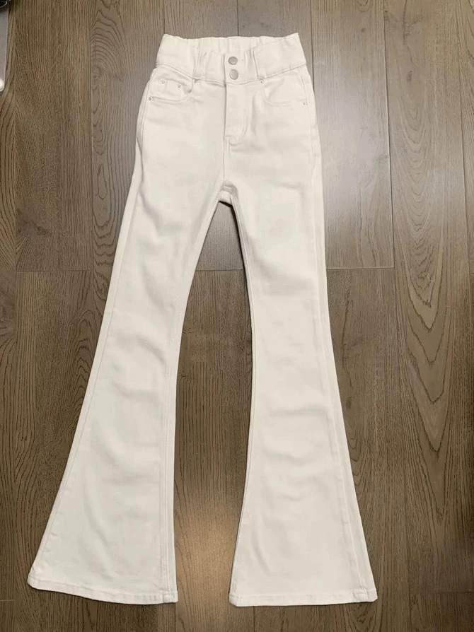 

Расклешенные джинсы с высокой талией, женские облегающие эластичные длинные брюки с подкладкой на бедрах, автономные Pure Desire Sle