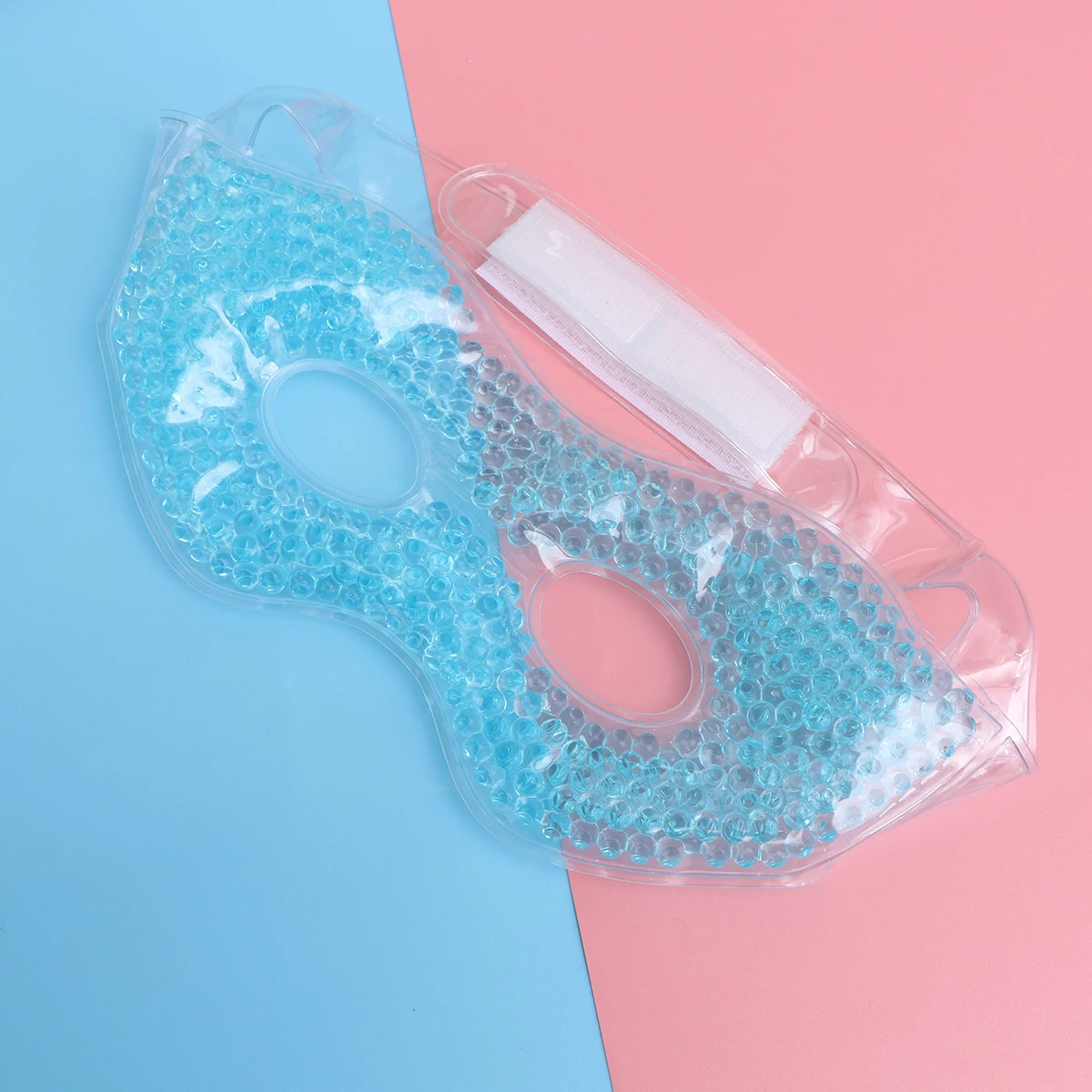 

Cold Hot Eye Mask Blue Gel Cooling Eye Patch for Fatigue Relief Dark Circle Removal Blood Circulation Therapy Portable Reusable