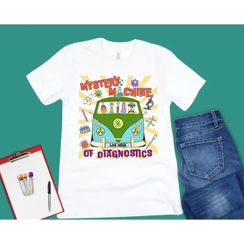 Lab Week 2025 T Shirt Funny Science Group Pathology Tee Medical Laboratory Tech Crewneck Phlebotomy Assistant Gift