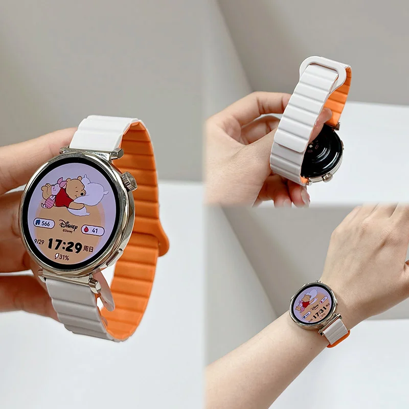 Magnetic Loop  band For Xiaomi Watch S4-S3-S2-S1-pro-color2 sport silicone bracelet Redmi watch5 Active -5 Lite  20mm 22mm strap