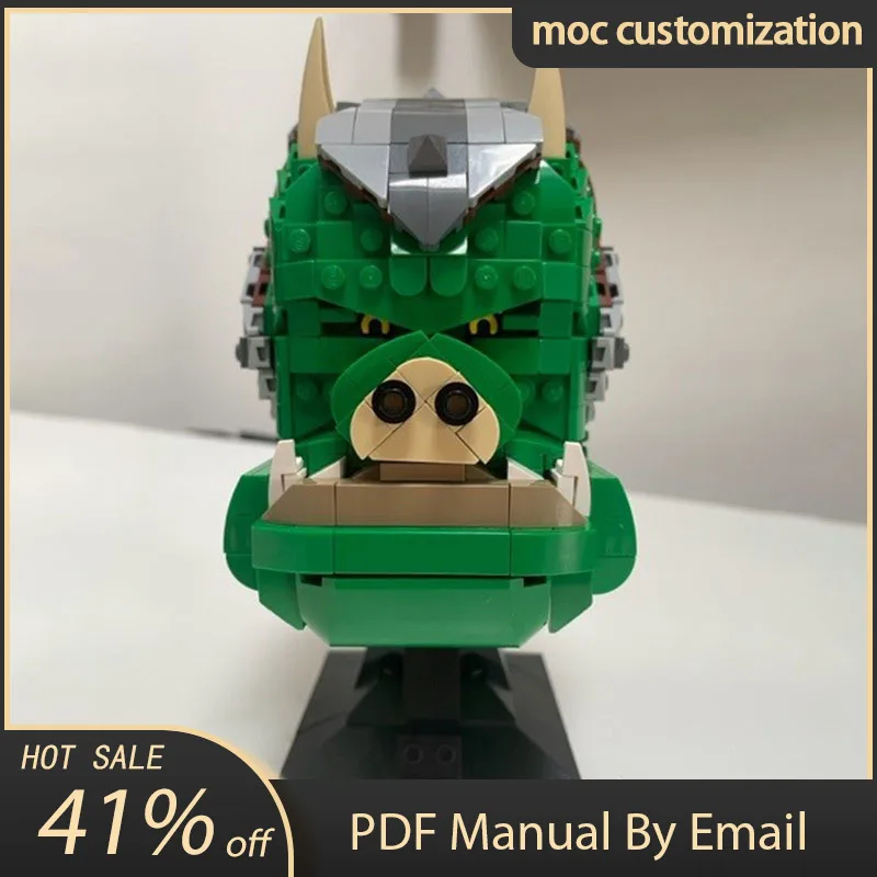 

776pcs Moc Star Battle Jabba's Gamorrean Guard Helmets Model Building Blocks Diy Education Assembly Toys for Kids Birthday Gifts