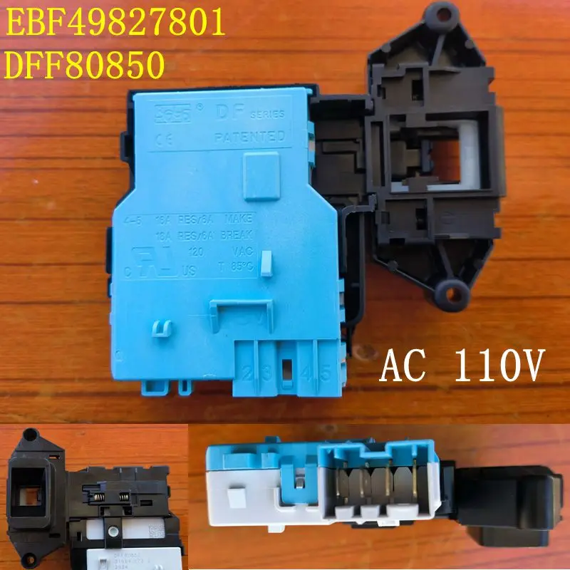 New Electric Door Lock Delay Switch For LG Washing Machine DFF80850 EBF49827801 110V Washer Parts