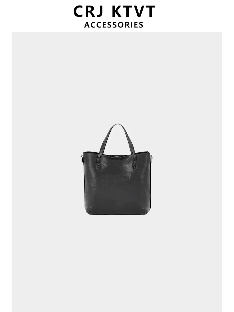 

CRJKTVT сумка-мешок из натуральной кожи, пригородная сумка, женская сумка-тоут на одно плечо с наклонным крестом, повседневная простая сумка с мягкой ручкой