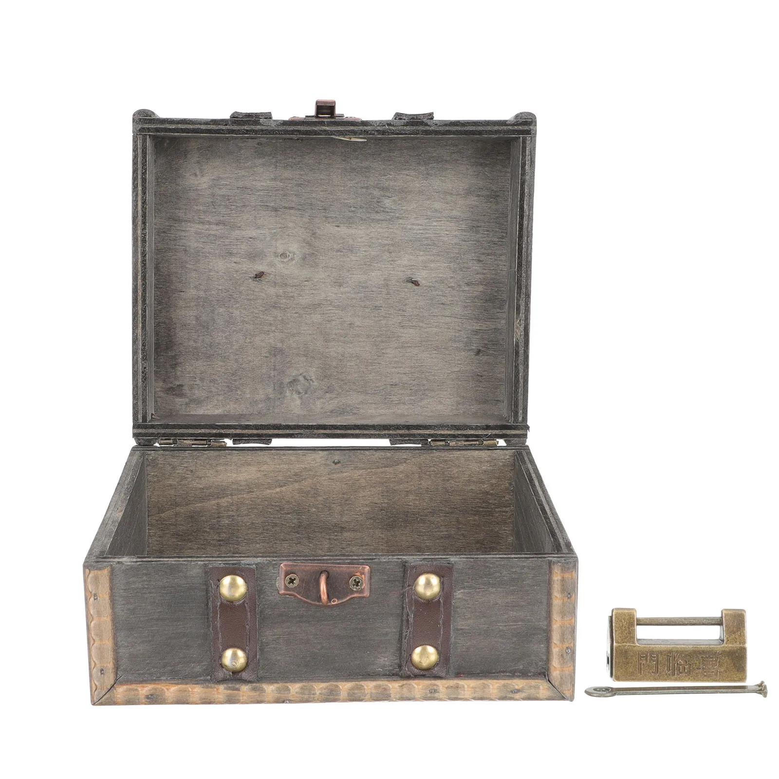 

Retro Jewelry Box Small Wooden Trinket Storage Case For Rings Earrings Necklaces Bracelets Vintage Organizer Gift Women