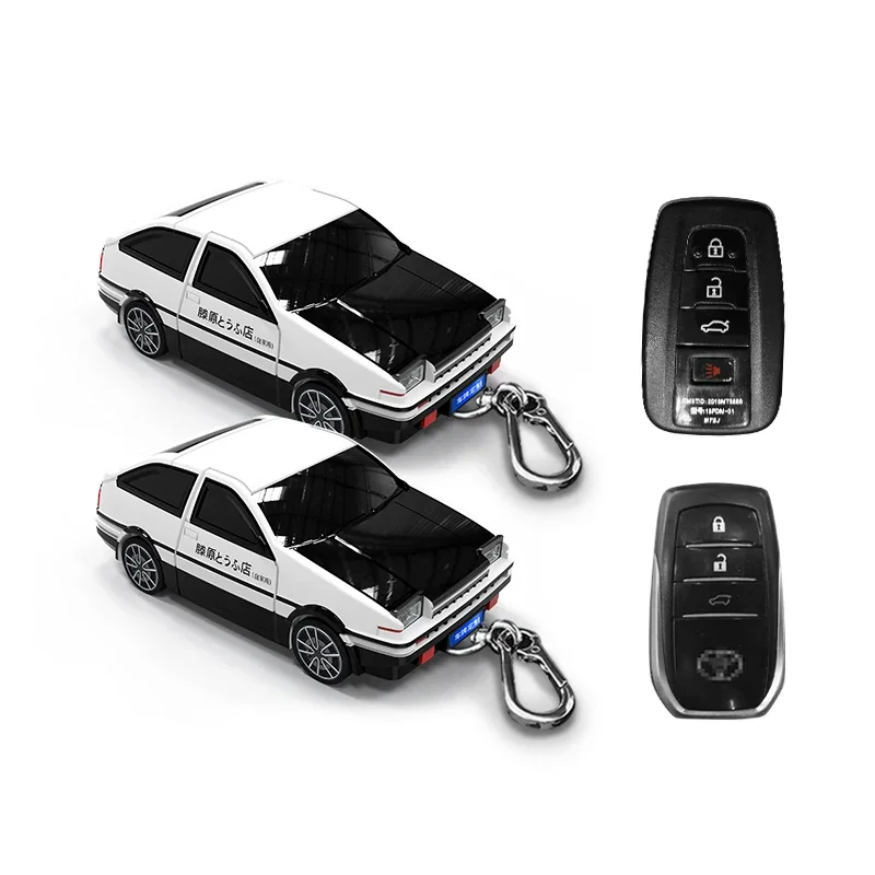 For Toyota Baja key cover, AE86 car model shell, remote control protective cover refit,key case keycap car accessories Key Chain