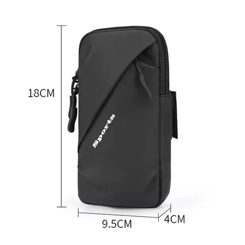 Running Phone Holder Jogging Bags for iPhone Samsung Universal Waterproof PU Sports Armband Phones Arm Bag Running Accessory