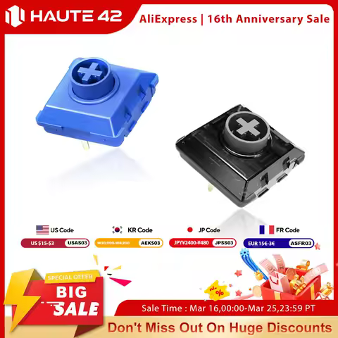 Haute42 Kailh Custom Low Profile Shadow Hunting Wind Engine Switch For Leverless Hitbox Controller Mechanical Keyboard Switch