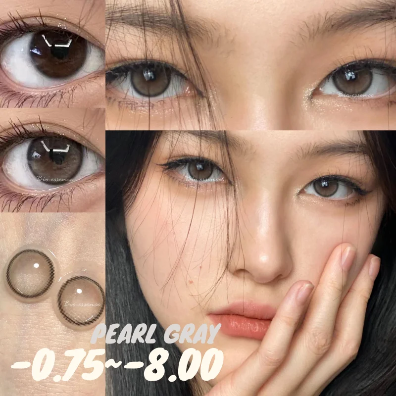 Bio-essence 1Pair Natural Lenses Contact Lenses for Eyes Lenses Fog Pearl Eye Lenses Korean Y2K Lenses