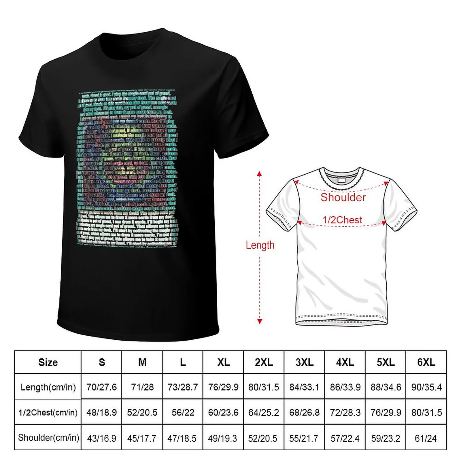 Pot of Greed Word Art T-Shirt shirts graphic tees oversized graphic tee vintage anime shirt mens vintage t shirts