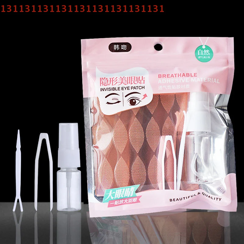 480 個美容二重まぶたテープレースメッシュまぶたステッカー目に見えないアイステッカー自己粘着ファイバーリフトストリップメイクアップツール